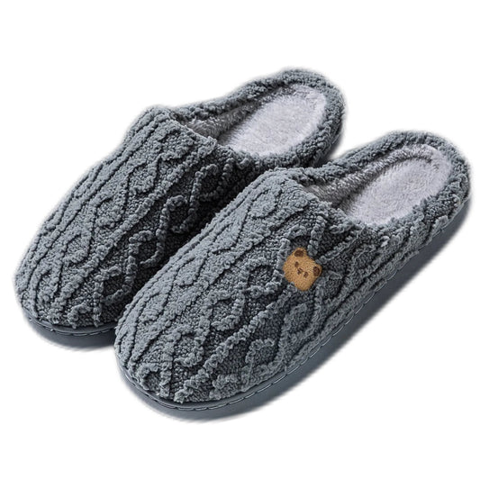 KNIT SLIPPERS