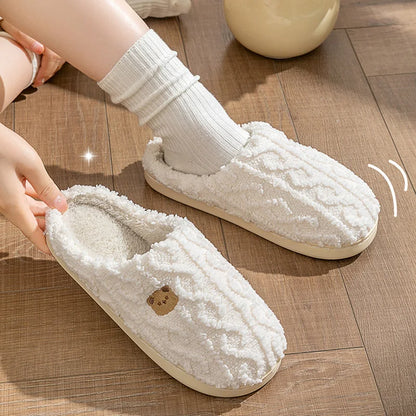 KNIT SLIPPERS