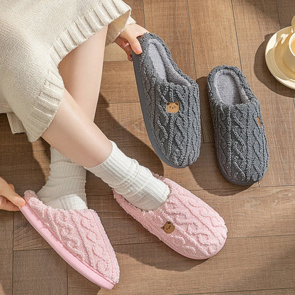 KNIT SLIPPERS