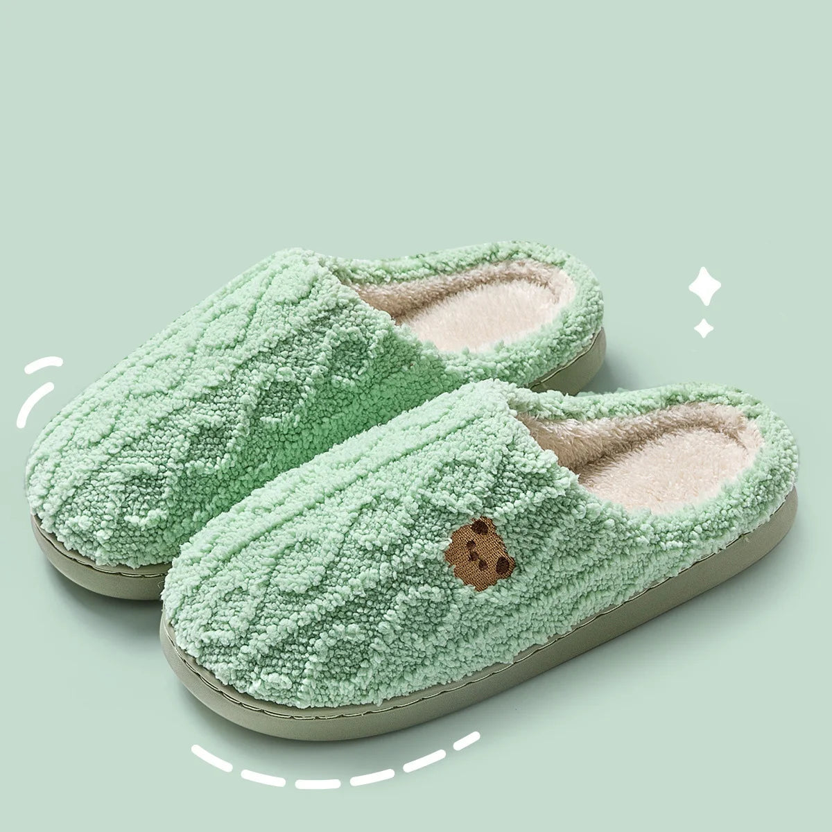 KNIT SLIPPERS