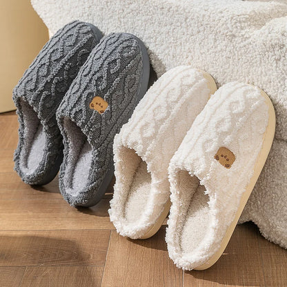 KNIT SLIPPERS