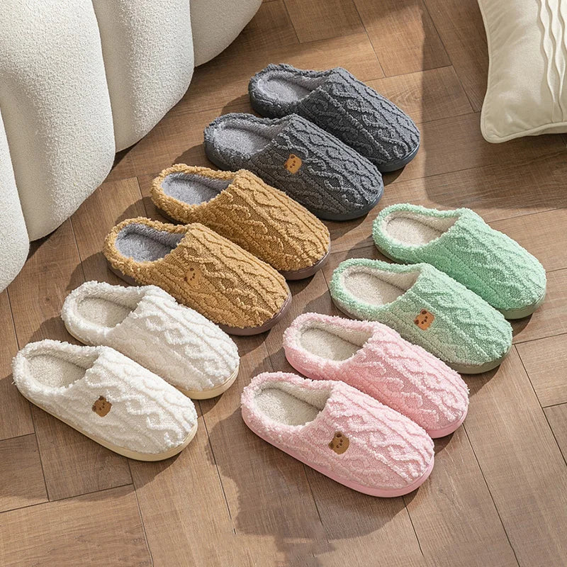 KNIT SLIPPERS