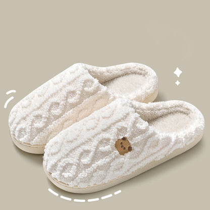 KNIT SLIPPERS